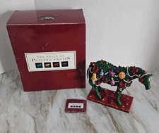 2005 Trail of Painted Ponies "Deck the Halls" Christmas Horse Figurine