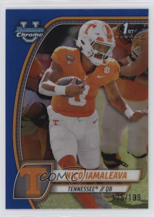 2024 Bowman U Chrome Blue Refractor /199 Nico Iamaleava #139