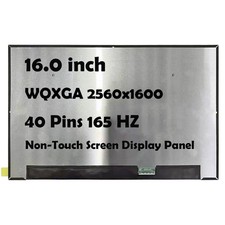 16" NE160QDM-NY1 V8.5 165Hz 40Pins 2560x1600 LCD Non-Touch Screen Display Panel