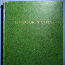 Partial set of 59 Circulated Jefferson Nickels Vintage Whitman album