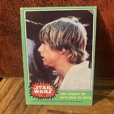 Luke Suspects The Worst About His Family 1977 Topps Star Wars #248 green G/Vg