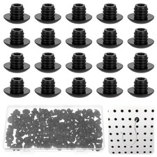 120PCS Pegboard Hook Locks, Peg Hook Stoppers Clips Fit for Peg Board, Black ...