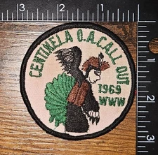 Centinela District Order of the Arrow Call Out 1969 WWW OA Vintage BSA Patch