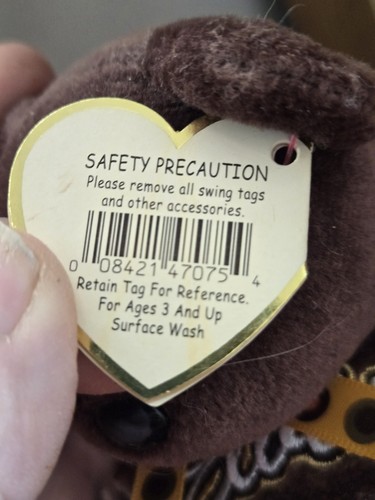 Ty Beanie Babies "COCO PRESLEY" rare/retired ELVIS Bear - Picture 5 of 9