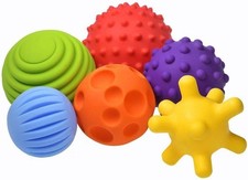 FANCY Baby Sensorik Balls - Babyspielzeug ab 0 3 6 8 Monate, Greifball für Babys