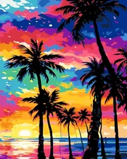 Paint by Numbers Kit for Adults Beginner, Adult Paint by Number Kits on Canvas,