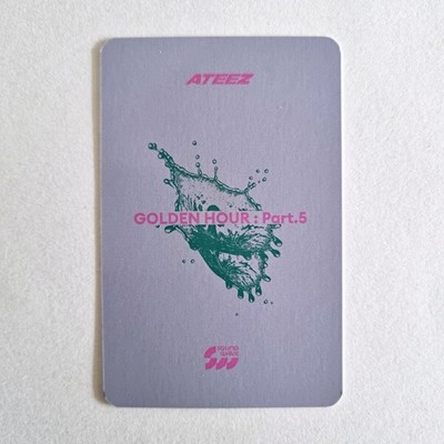 ATEEZ 14th Mini Album Golden Hour Part.5 Soundwave POB Photocard