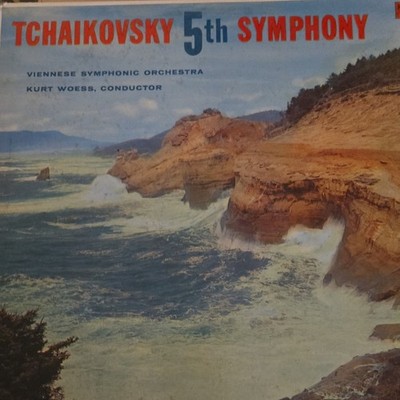 Tchaikovsky 5th Symphony Viennese Symphonic Orchestra Woess Vinyl LP Remington