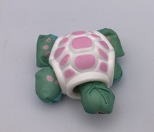 Fisher Price 1988 Smooshees 7258 Cuddler SHELLY TURTLE w/Shell House Habitat