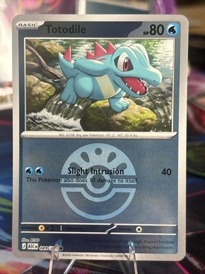 Totodile 041/217 Friend Ball Reverse Holo - Pokemon TCG Ascended Heroes  
