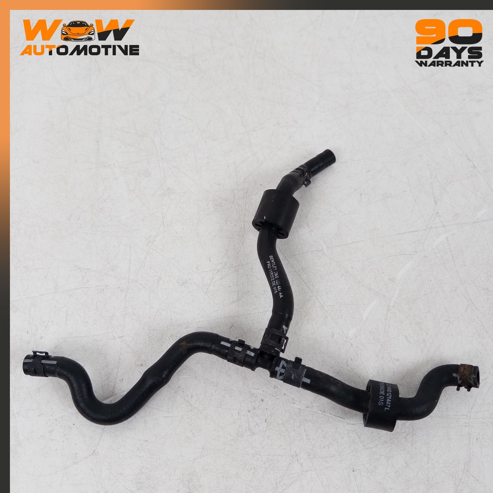 04-19 BENTLEY FLYING SPUR GT GTC RADIATOR COOLANT WATER PUMP HOSE PIPE LINE OEM