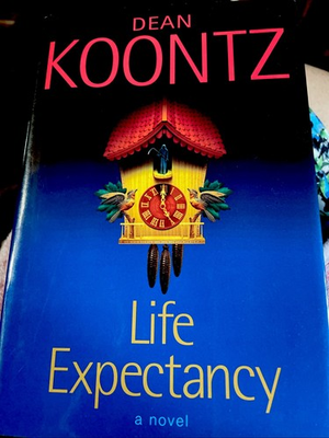 #ad Life Expectancy Dean Koontz. Large Print Book Club Hardback Like New $19.99