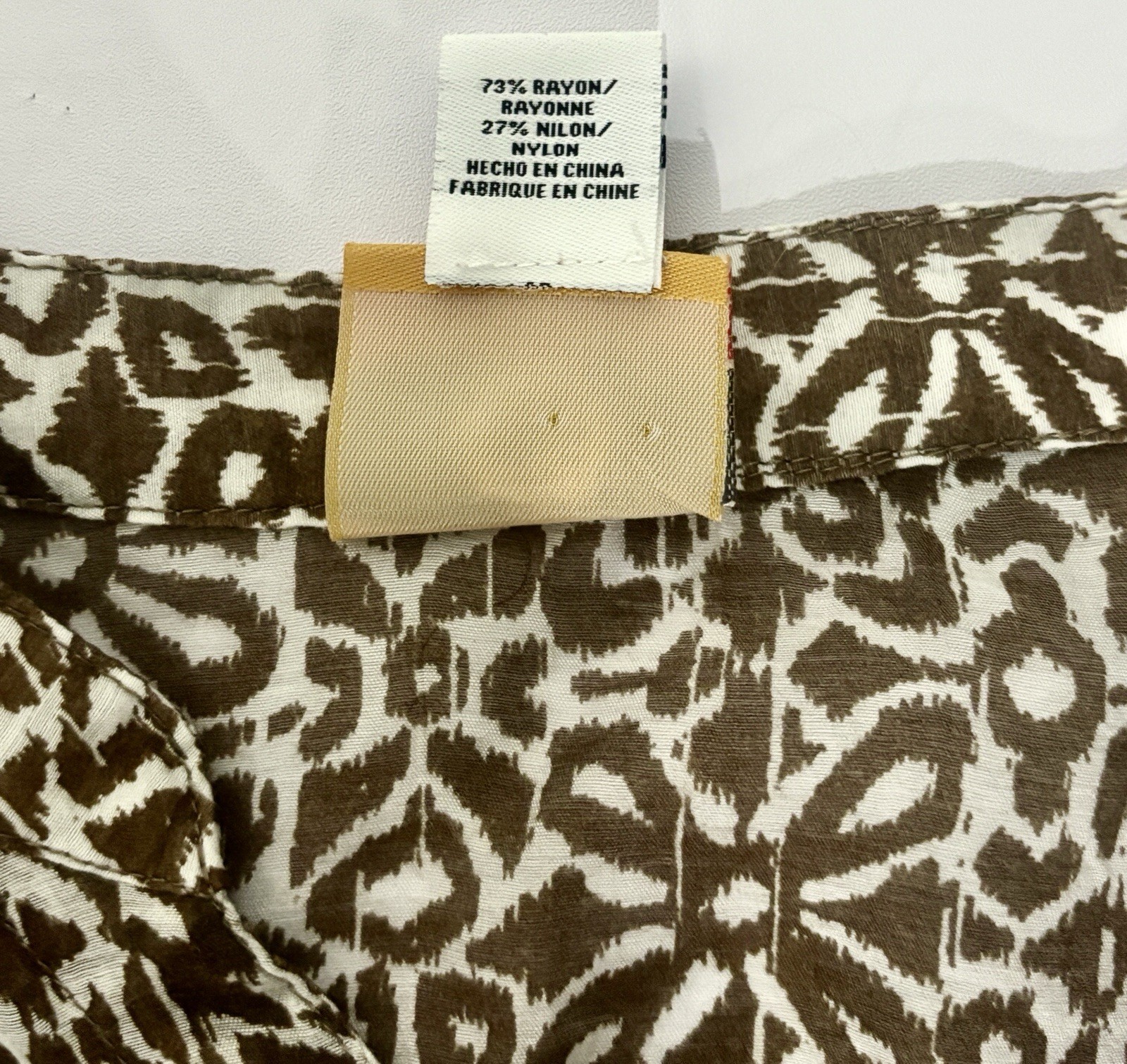 ruby rd petite Blouse Brown  Button Up Lightweigh… - image 11