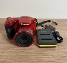 Canon PowerShot SX410 IS 20.0MP Digital Bridge Camera 40x Zoom Red & Charger