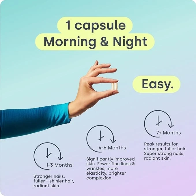 Suplemento potenciador de colágeno Biosil - 240 cápsulas originales, EXP - 2027 Foto 3 de 4