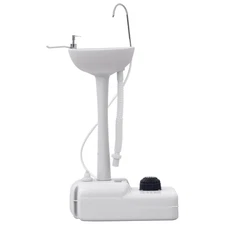 4.5gal Field Hand Wash Sink Eco-Friendly HDPE 20x13.25x40.5in