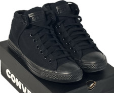 CONVERSE MENS CHUCK TAYLOR ALL STAR HIGH STREET HIGH TOP SHOES - Black 8, 11, 12