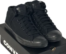 CONVERSE MENS CHUCK TAYLOR ALL STAR HIGH STREET HIGH TOP SHOES - Black 8, 11, 12