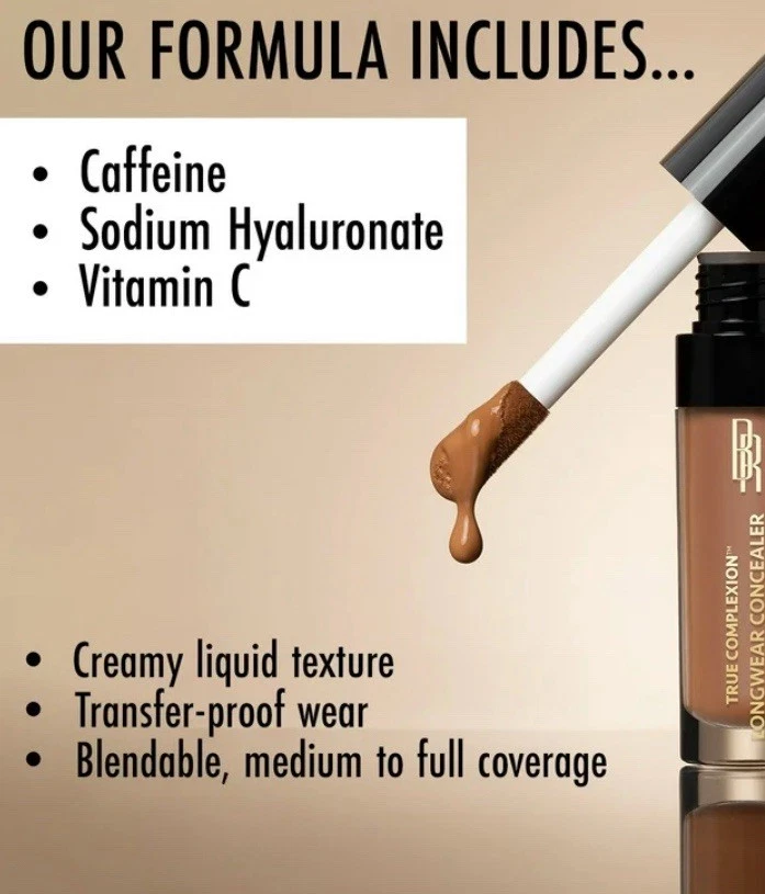 3 X Barra correctora Black Radiance LongWear #1320499 oscura Foto 3 de 4