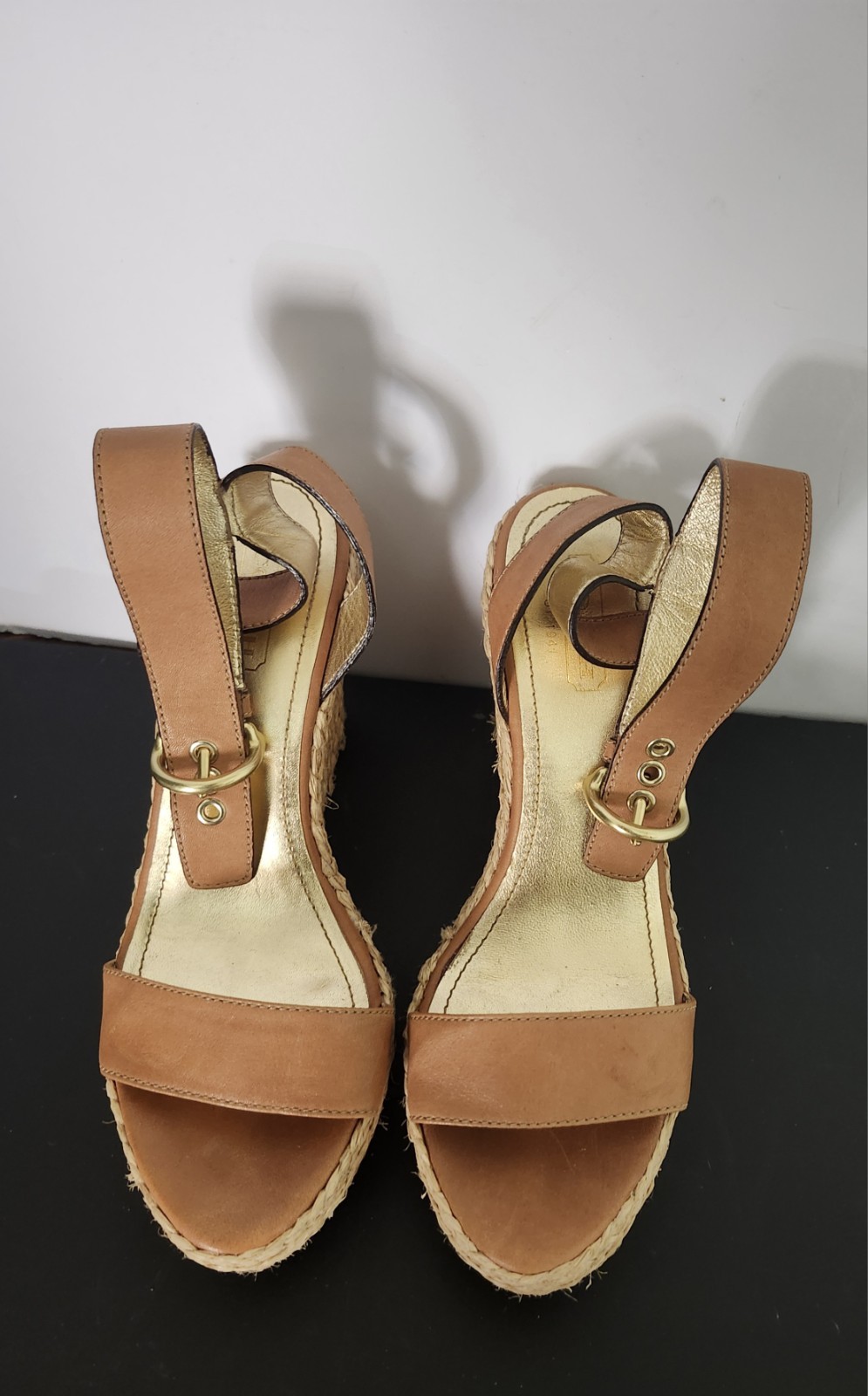 Coach Gracyn Espadrille Wedge Sandal. Women's Size 9B