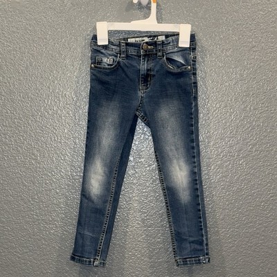 Girls Primark Denim Co. Size 5/6YrS Adjustable Waist￼Blue Skinny Jeans Bottoms