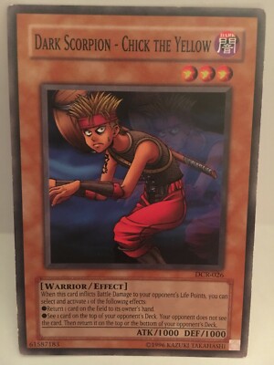 Yu-Gi-Oh! Karte - Dunkler Skorpion - Küken das Gelbe - DCR-026