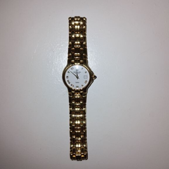 Raymond Weil Fidelio Women's Watch 18 K Gold Plated White Raymond Weil Fidelio Women's Watch 18 K Gold Plated White