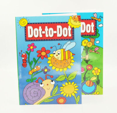 1x Dot To Dot Puzzle Book Alphabet Big A4 School Child Children Kids Colouring