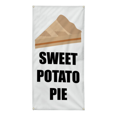 Vertical Vinyl Banner Multiple Sizes Sweet Potato Pie Food Fair Truck Restaurant