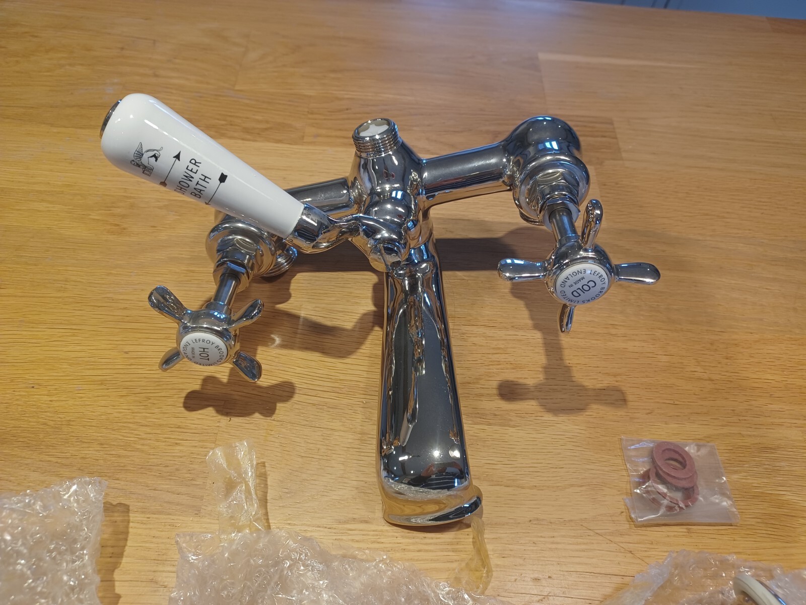 NEW Lefroy Brooks Silver Nickel LB 1100 CLASSIC DECK MOUNTED BATH