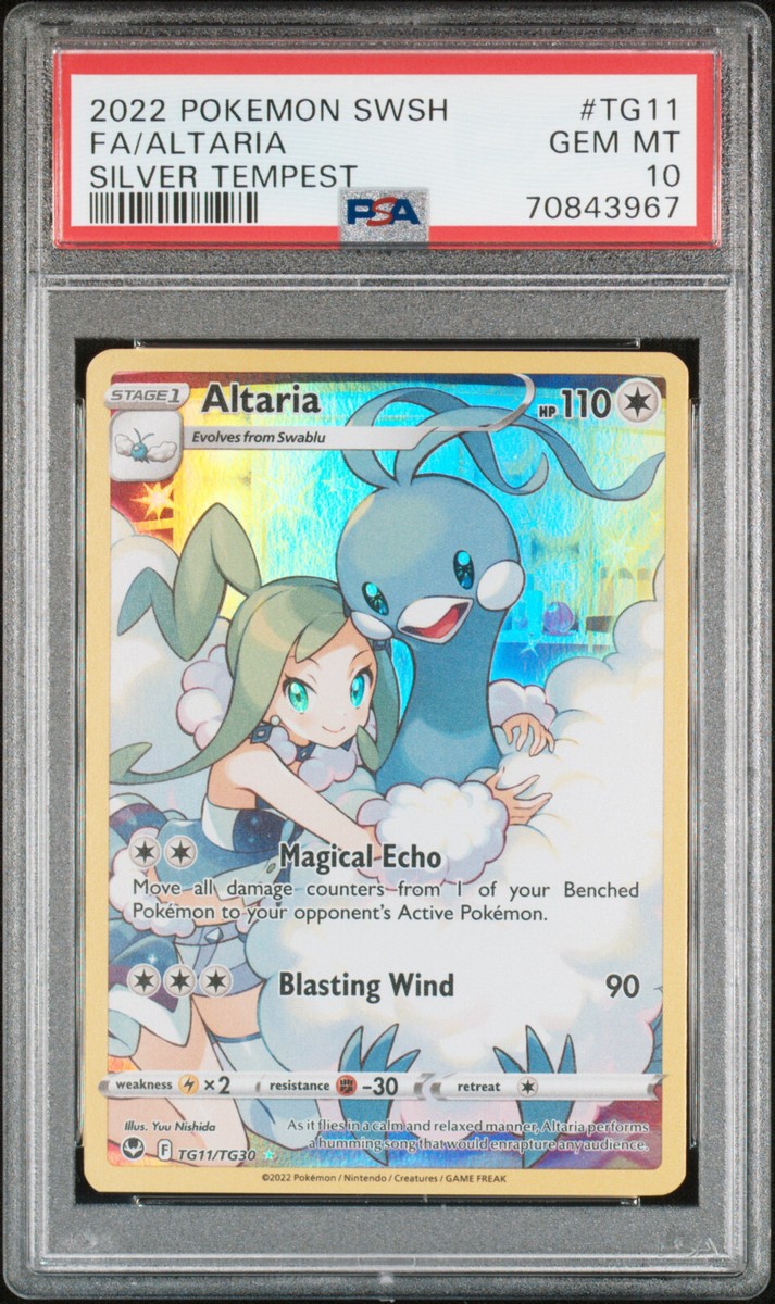 Pokemon Silver Tempest Altaria TG11/TG30 Trainer Gallery Holo Foil PSA 10
