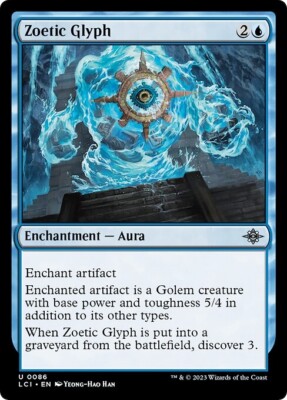 ZOETIC GLYPH x4 mtg NM Lost Caverns of Ixalan 4 Unc