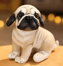 Sitting Dog Puppy Pug Stuffed Animal Plush Toys Toddler Doll Kids Gifts
