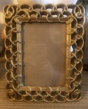 Rare Spectacular Vintage? SICURA Italian Designs Gold Gilt FRAME, Free Standing