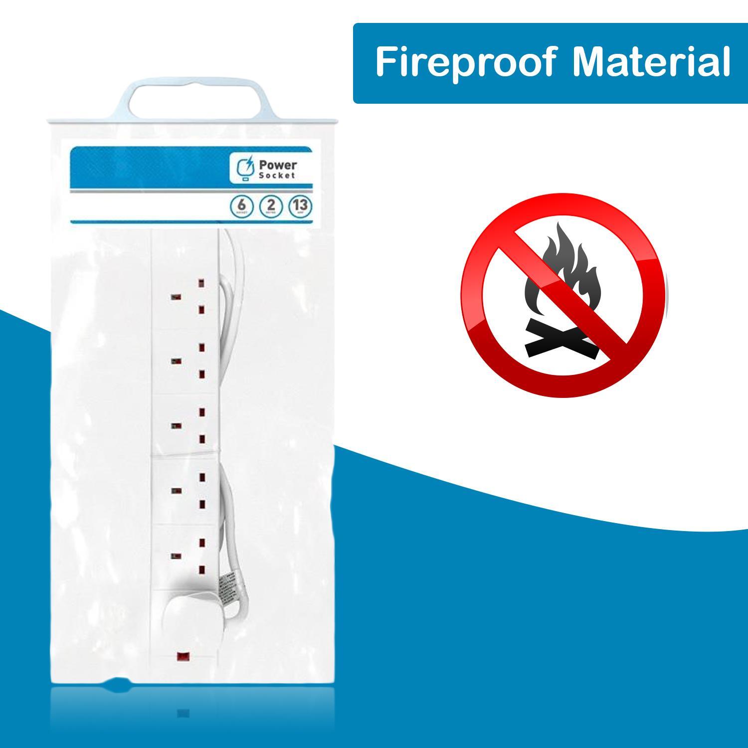 6 Way Extension Socket White 2m Status 6WS2MCP20 for sale online  