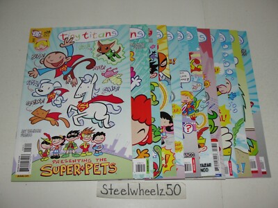 Tiny Titans 12 Comic Lot DC 2010 #28 30 31 32 33 34 35 36 37 38 40 41 Robin Pets
