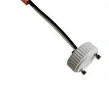 ANEN SA2-10 b&w wire 18AWG Zing Ear gu-24cd lamp light 2 pole connector