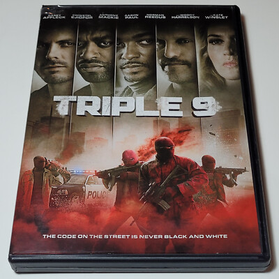 Triple 9 (DVD, 2016) Casey Affleck Chiwetel Ejiofor Free 1-Day Shipping