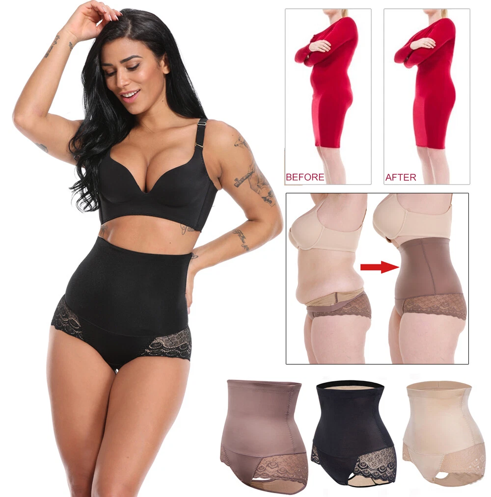 Women Lady Pull Me In Hold In Firm Control Magic Knickers Body Shaper Slim  Panty