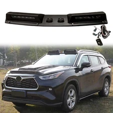 Black Top LED Roof Light Bars DRL Fits for Toyota Highlander XU70 2020-2024 2025