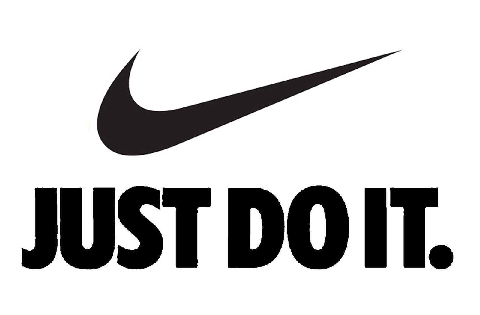 Just Do it Nike Swoosh Wall Decal Art Sports Basketball Decor Sticker | eBay