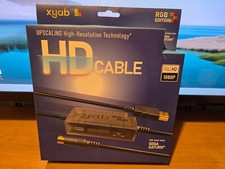RGB Full HD Upscaling HDMI Link Cable For Sega Saturn - XYAB NEW, Sealed