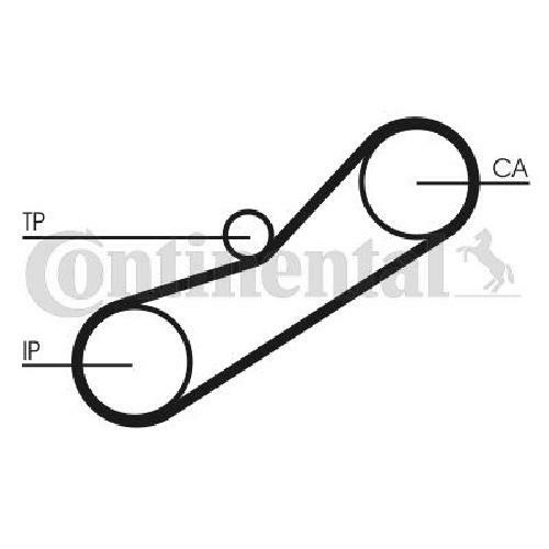 Correa De Distribución CONTINENTAL CTAM CT1042 Para Land Rover MG Rover - Picture 2 of 3