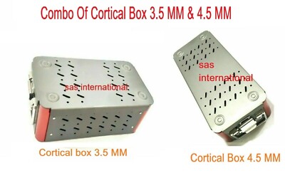 Orthopedic Combo of Cortical empty case box 3.5mm and 4.5mm fast 