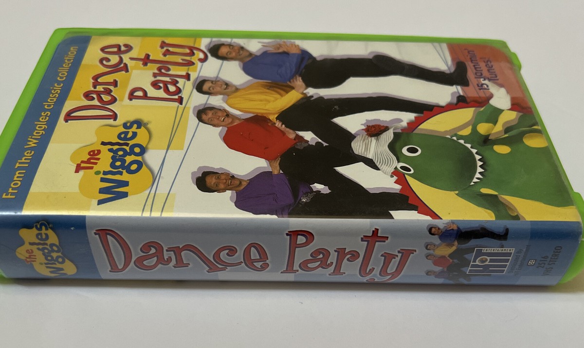 Wiggles Dance Party Vhs 