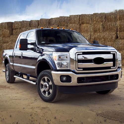 Chrome Door Handle Cover Trim w/ PSK For Ford F250 F350 F450 Super Duty 2008-16 - Foto 10 di 10