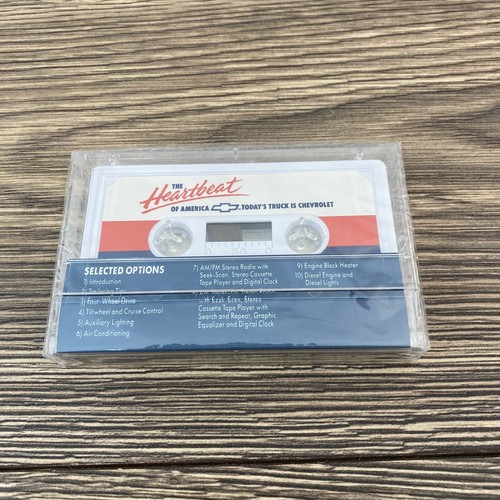 The Heartbeat of America Today's Truck is Chevrolet C/K PICK UP GM Cassette Tape - Picture 2 of 3
