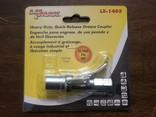 LUMAX Heavy Duty Quick Release Grease Coupler, 15,000psi, 1/8" NPT #LX-1403
