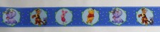 Winnie the Pooh Inspired Grosgrain ribbon Tigger Blue 7/8"
