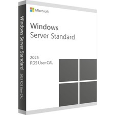 Windows Server 2025 RDS User CAL | 1, 5, 10, 25, 50 CAL | Spedizione Flash | Nuovo